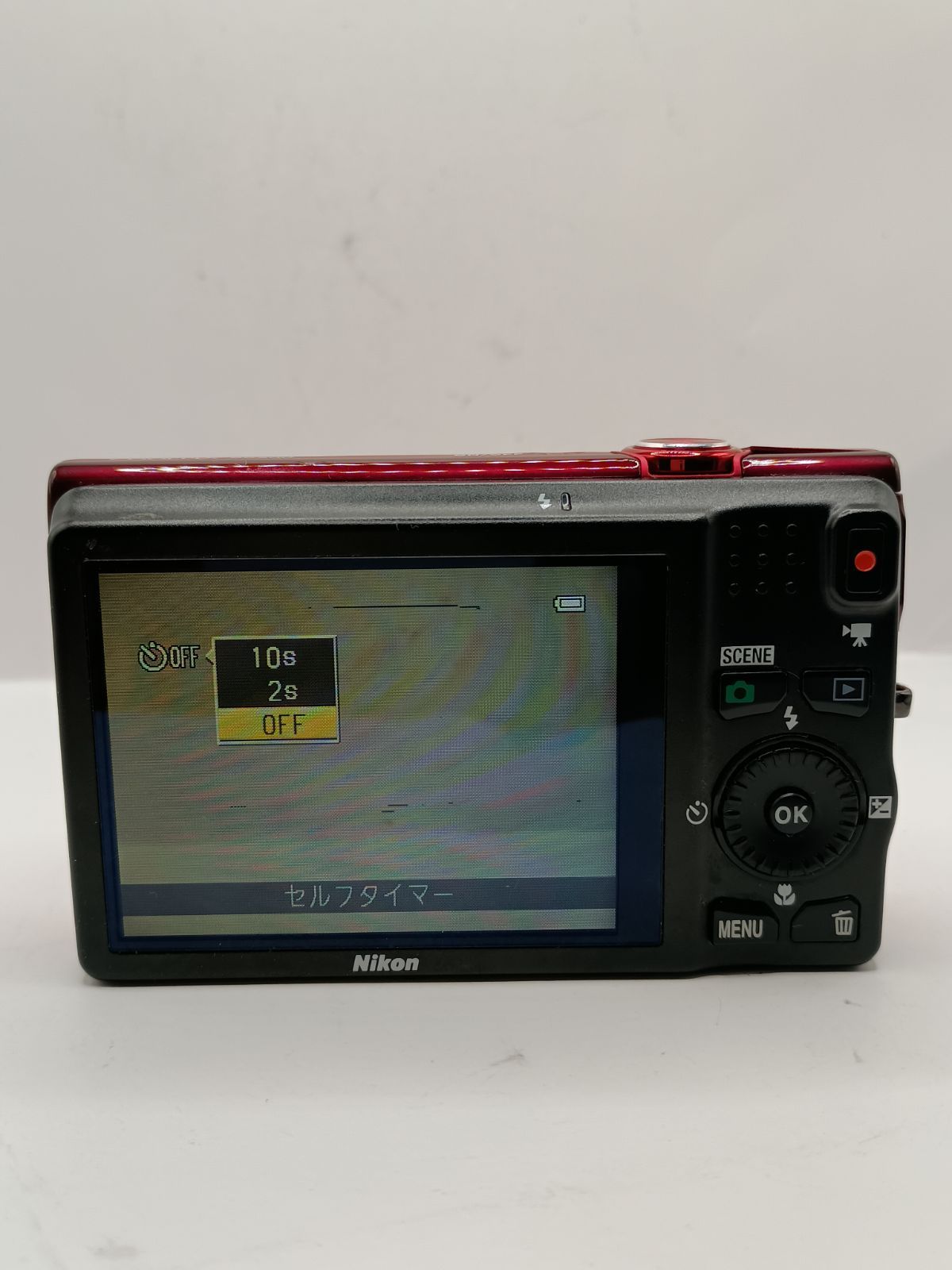 4068 【動作確認済】Nikon COOLPIX S6200 レッド コンパクトデジタル