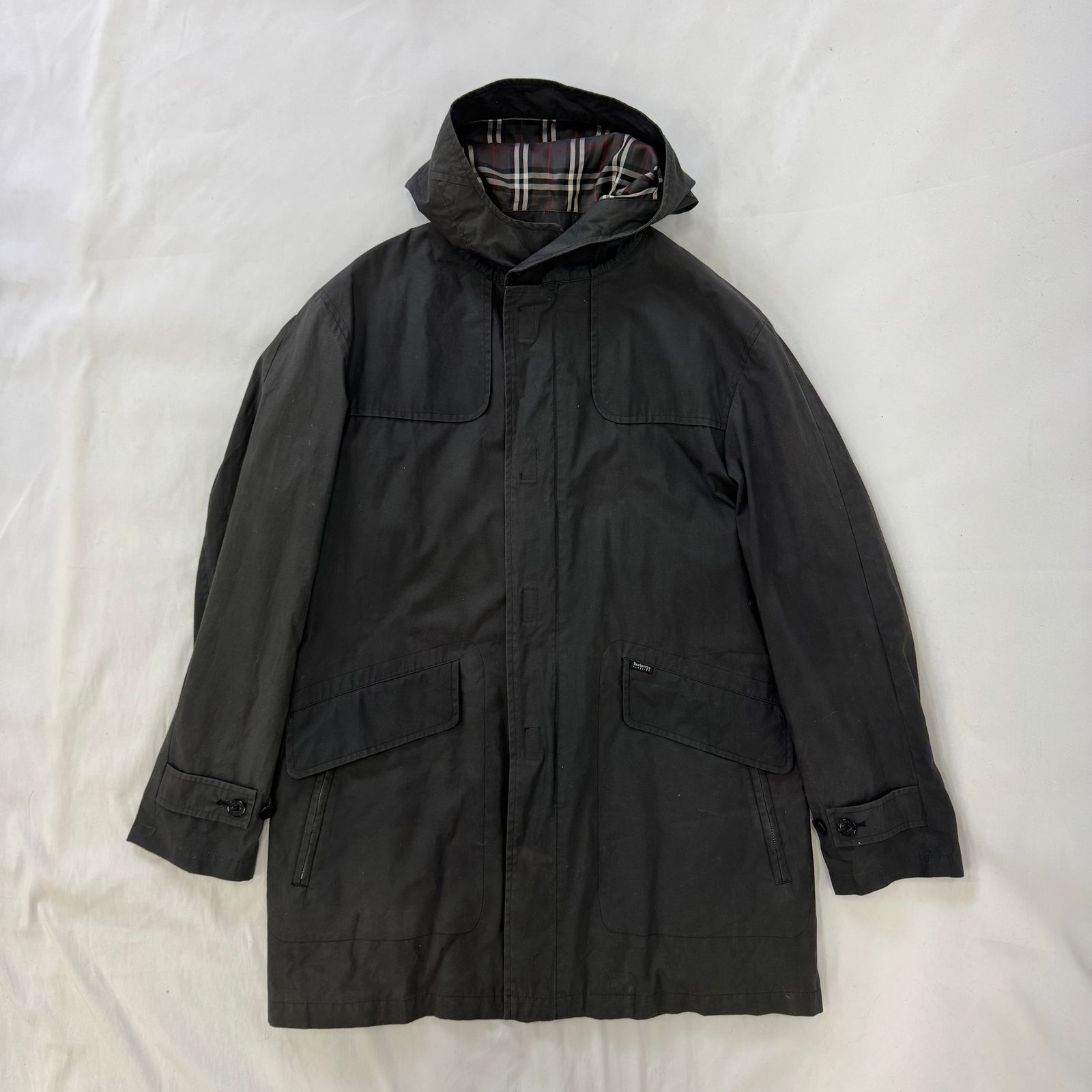 Burberrys of LONDON CLASSICS フード付きコート M 裏地ノバチェック