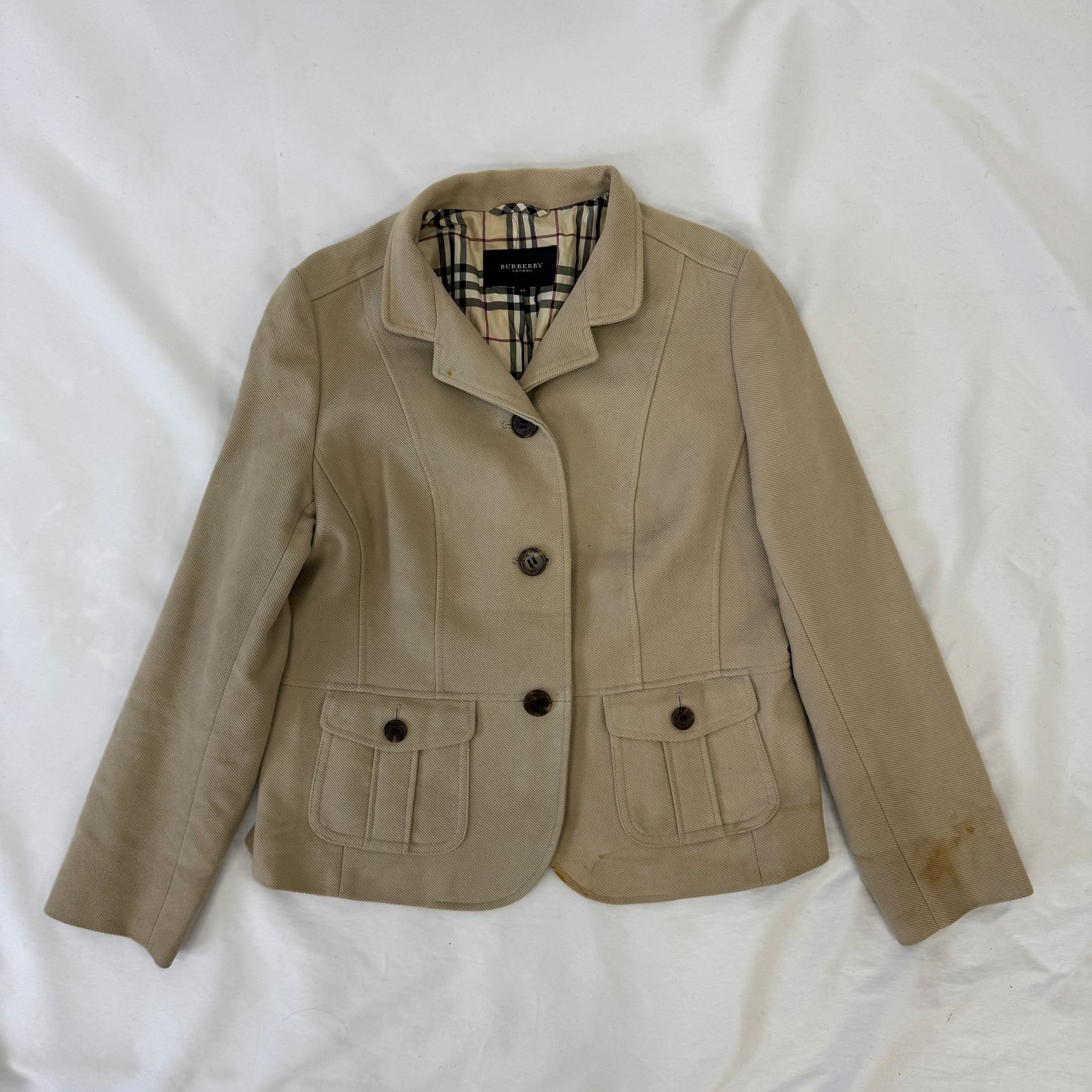 BURBERRY LONDON バーバリー ノバチェック裏地 コットンツイル