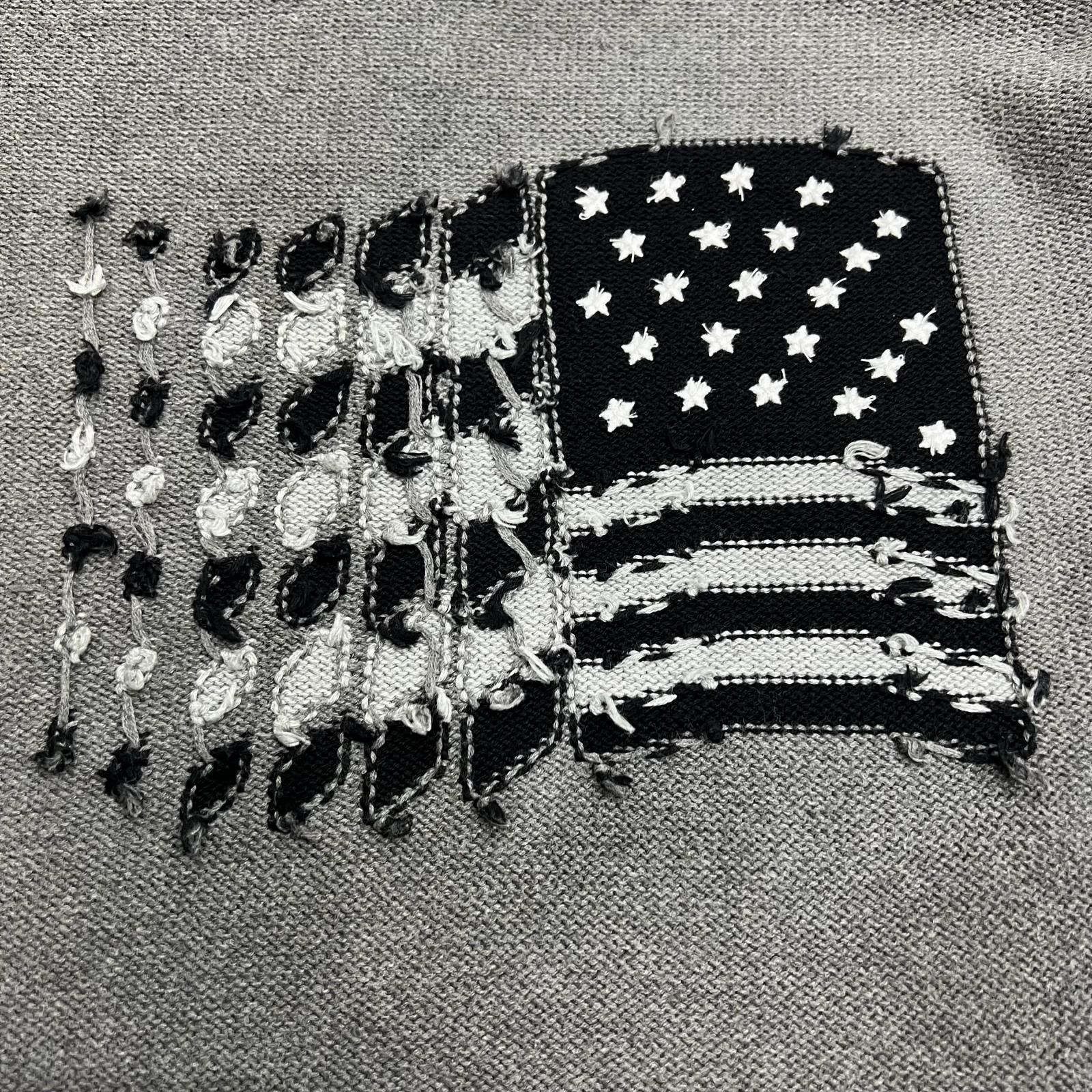 DAIRIKU American Dream Inside-out Knit 星条旗ニット セーター