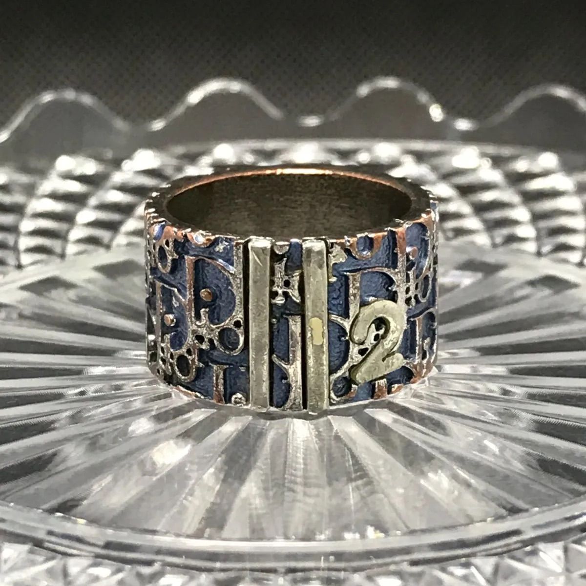 【希少】クリスチャンディオール トロッター リング レッド 6 11号 Y2K Christian Dior ディオール 指輪 トロッター 表記サイズ6 約11号 1006