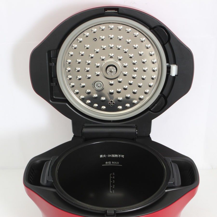 シャープ ヘルシオ ホットクック KN-HW24G-R レッド系 2.4L 水なし自動