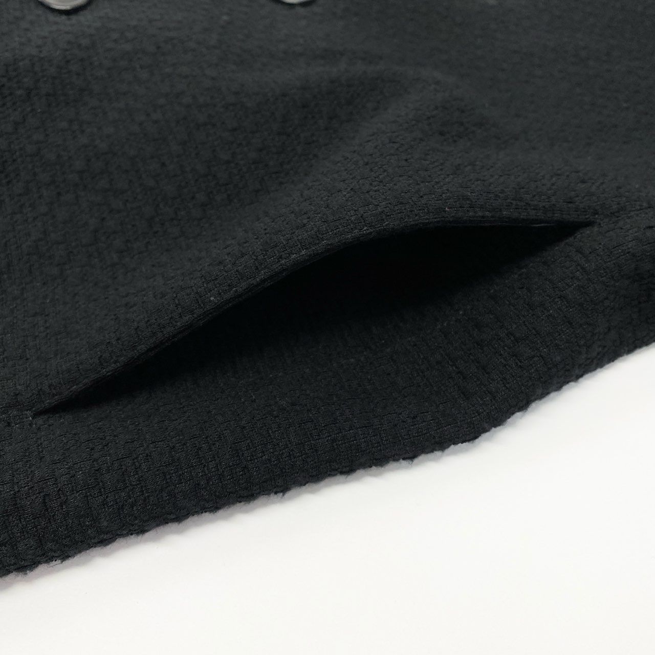 60c6 LEONARD レオナール カンカン素材 薄手カーディガン ライン