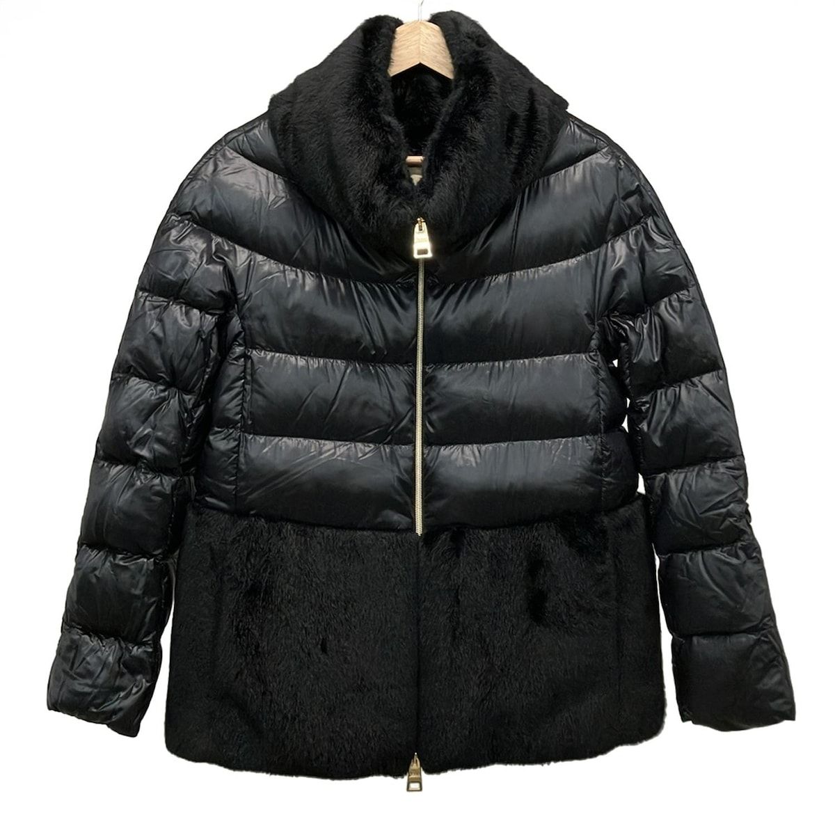 HERNO ヘルノ ダウンコート サイズ40 M - 黒 - HERNO(ヘルノ HERNO ヘルノ ダウンコート サイズ40 M - 黒 - HERNO(ヘルノ