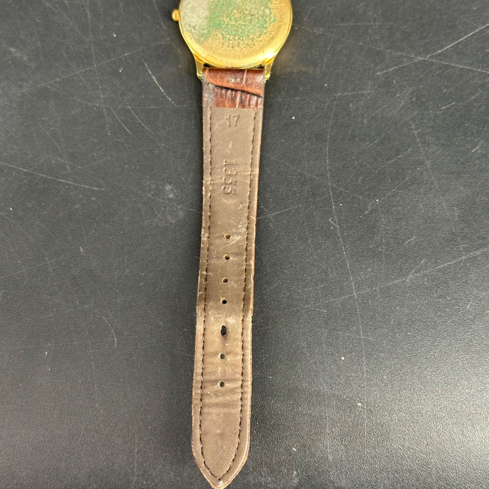 稼働品 Createur クレアトゥール GOLD1000 K24.G.F 金張り クォーツ