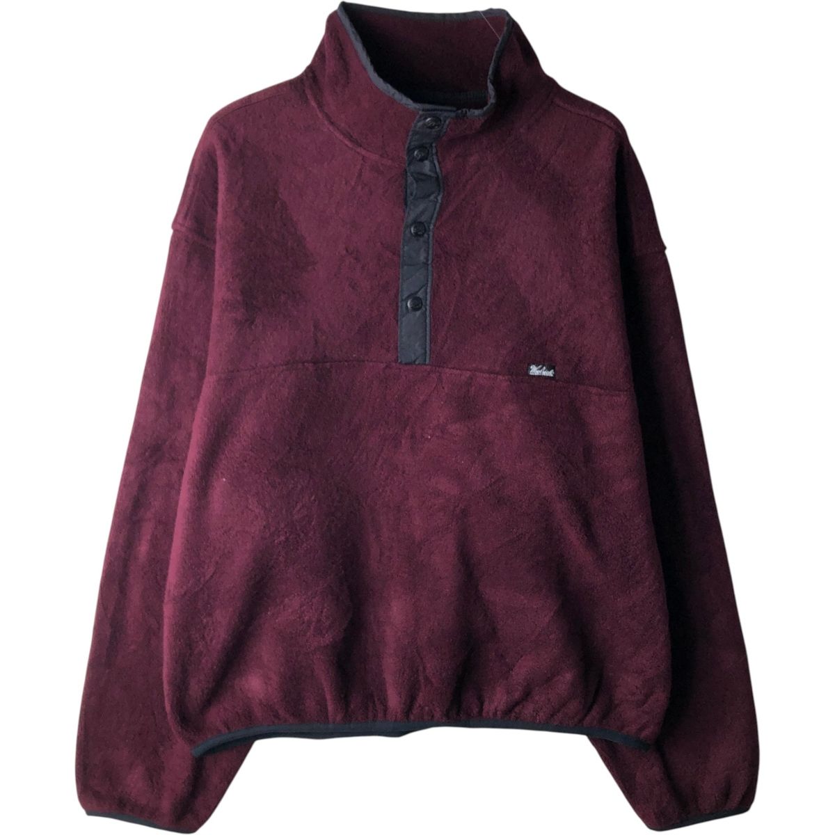 古着 00年代 ウールリッチ WOOLRICH ハーフスナップ フリースプル