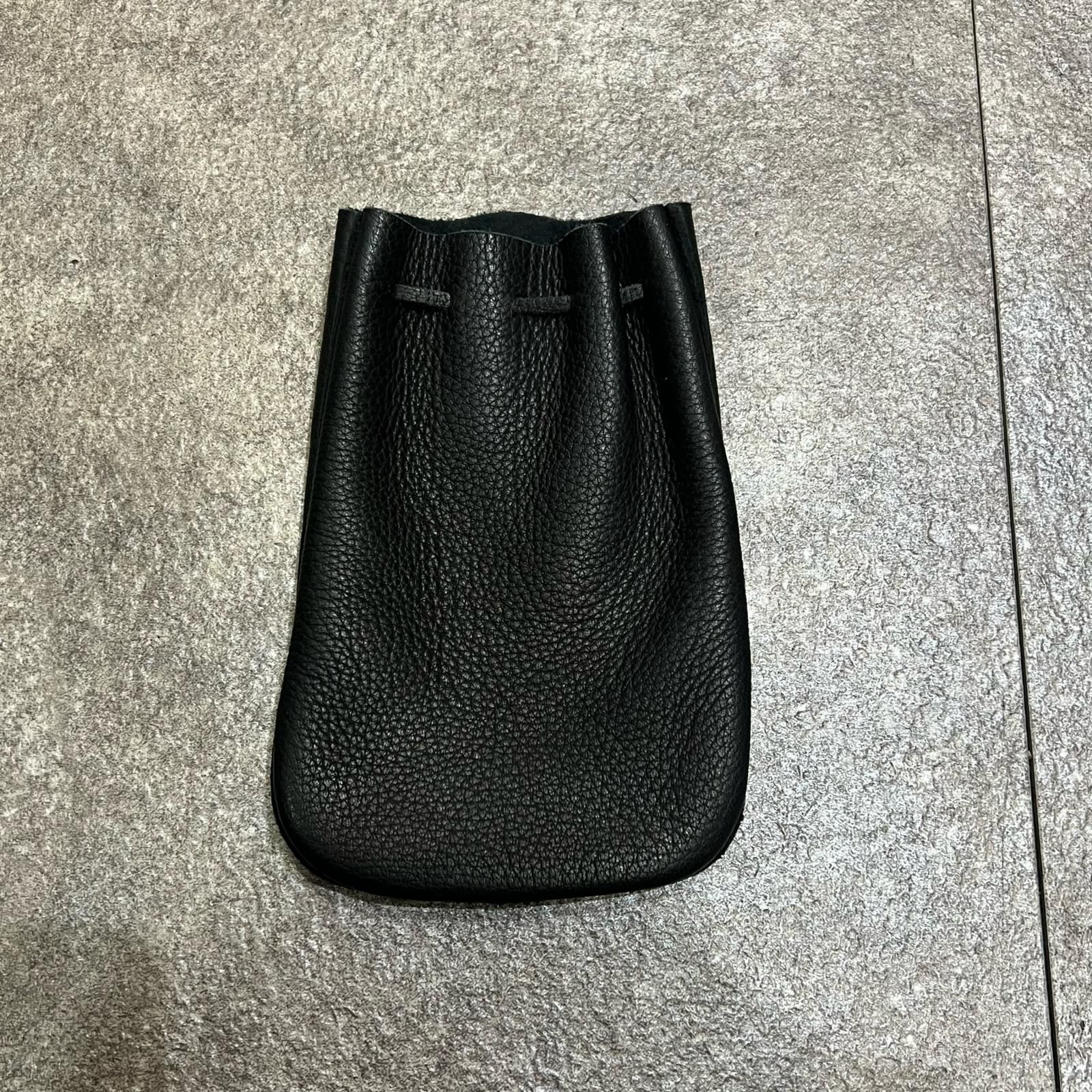 参考上代37400円 MASSES DEER SKIN DRAWSTRING ディアスキン ドロー