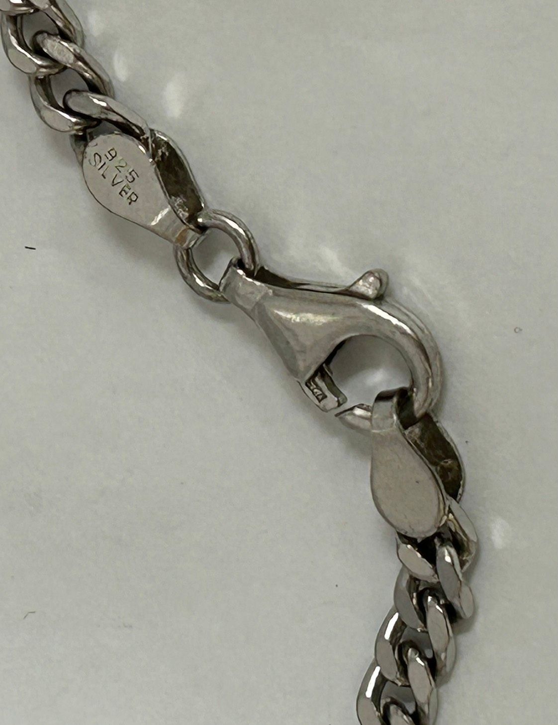 加】ゲルマニウム ネックレス シルバー ダイヤモンド 喜平チェーン