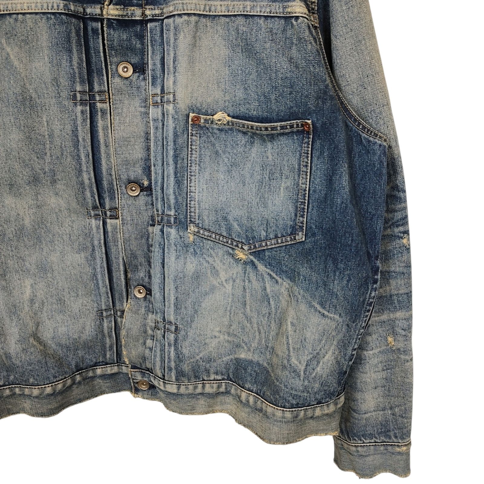sacai サカイ ×BEYONDEXX 24AW Denim Blouson Gジャン デニム ブルゾン 