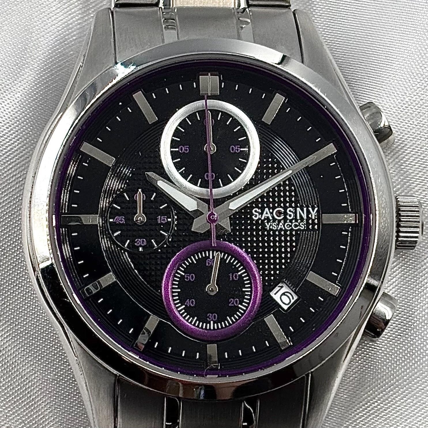 稼働品 Working item サクスニーイザック SACSNY Y'SACCS 腕時計
