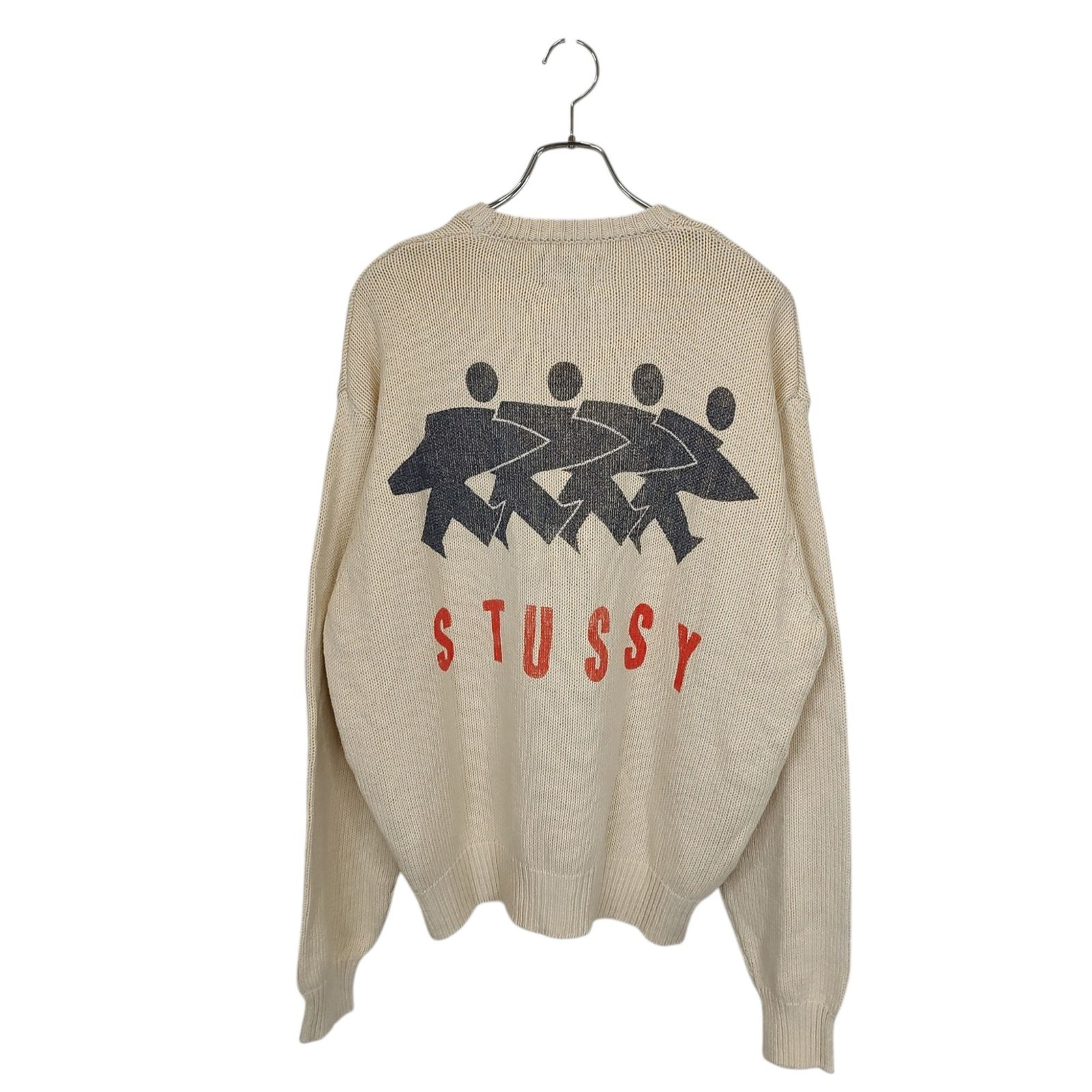 STUSSY ステューシー SURFMAN ICON SWEATER リネン コットン ニット 