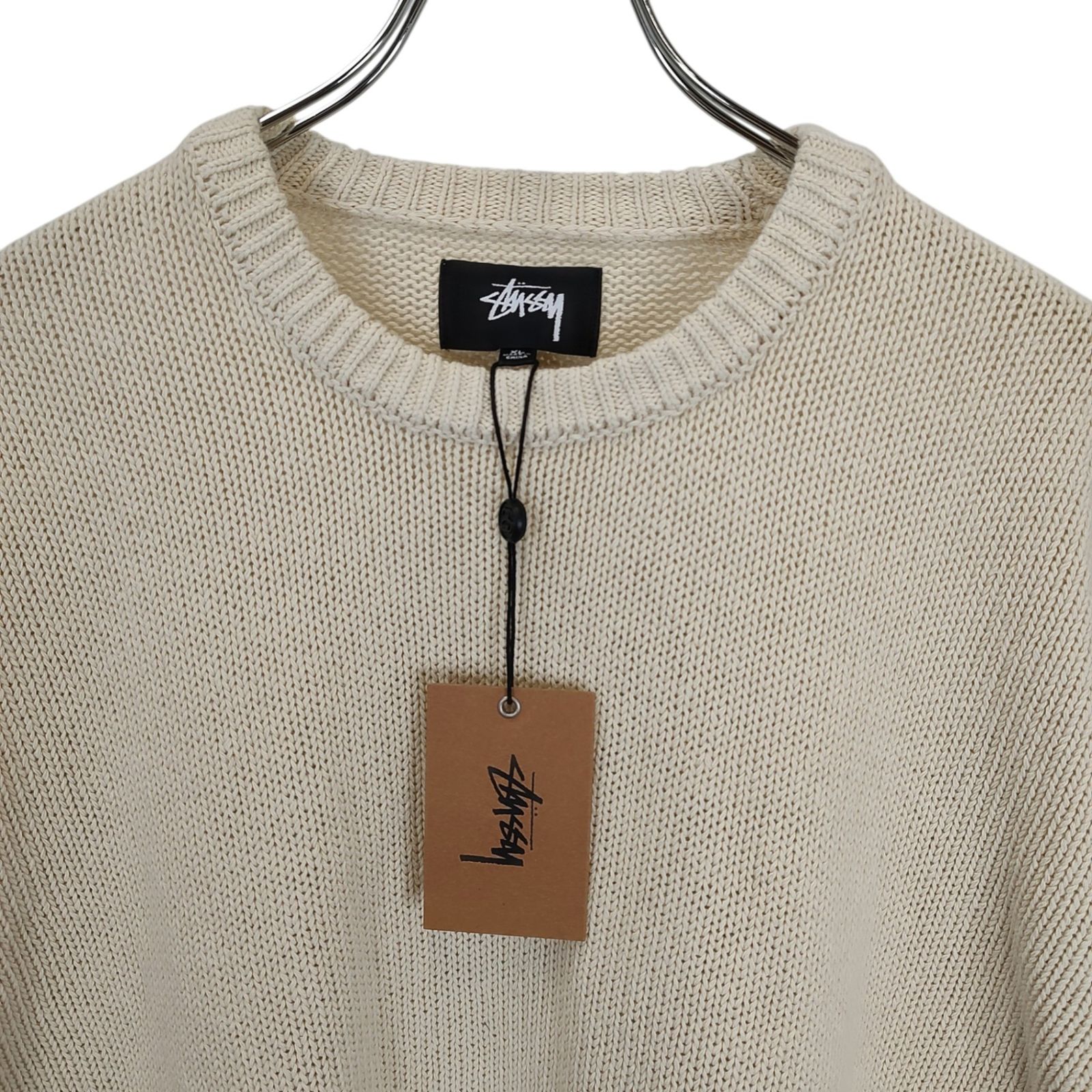STUSSY ステューシー SURFMAN ICON SWEATER リネン コットン ニット 