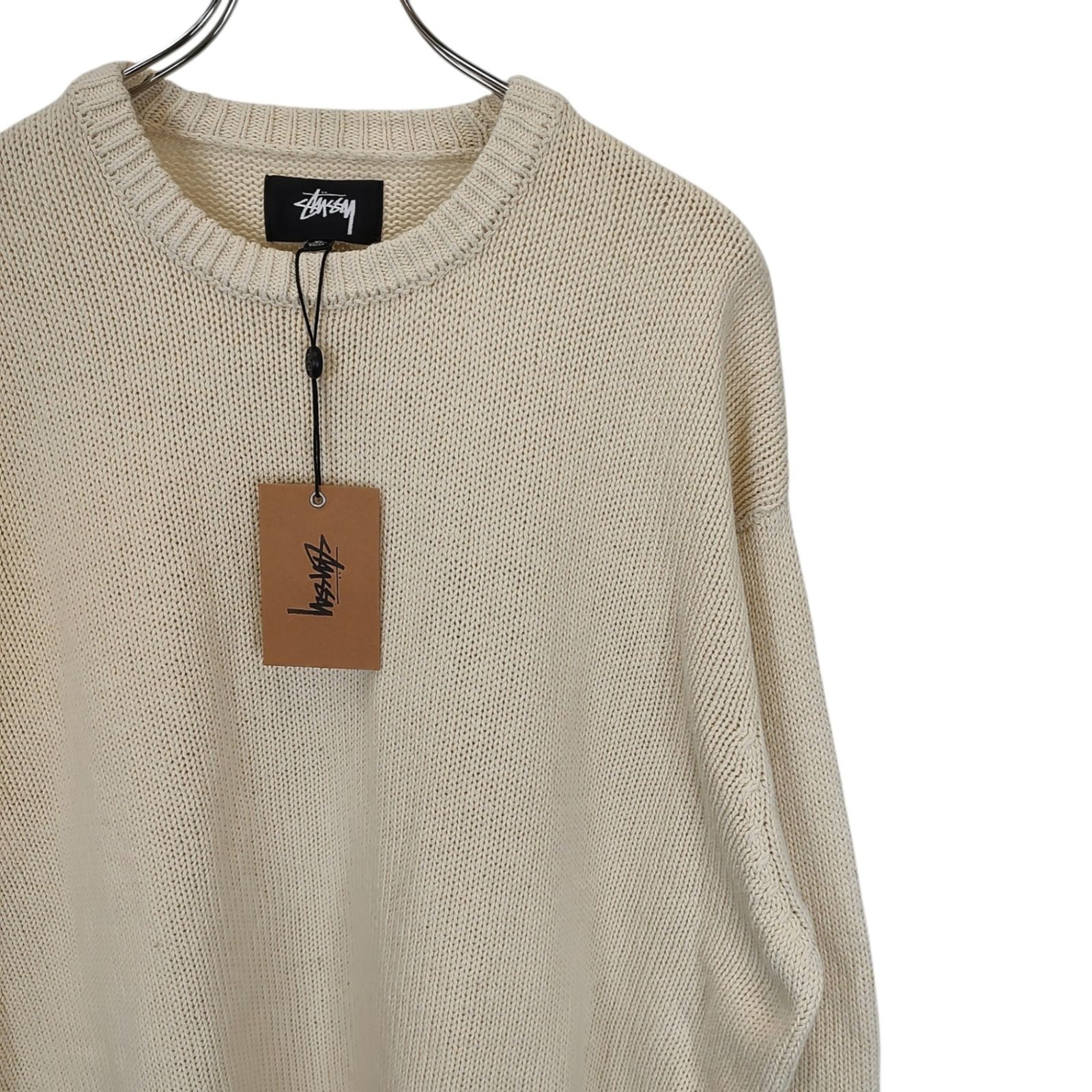 STUSSY ステューシー SURFMAN ICON SWEATER リネン コットン ニット 