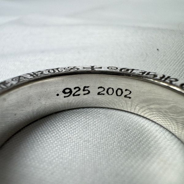 CHROME HEARTS/クロムハーツ 6mm スペーサーリング プレーン 25号