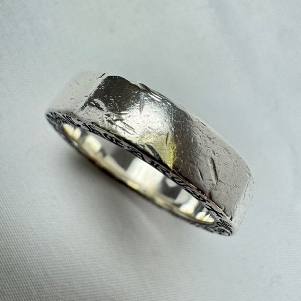 CHROME HEARTS/クロムハーツ 6mm スペーサーリング プレーン 25号