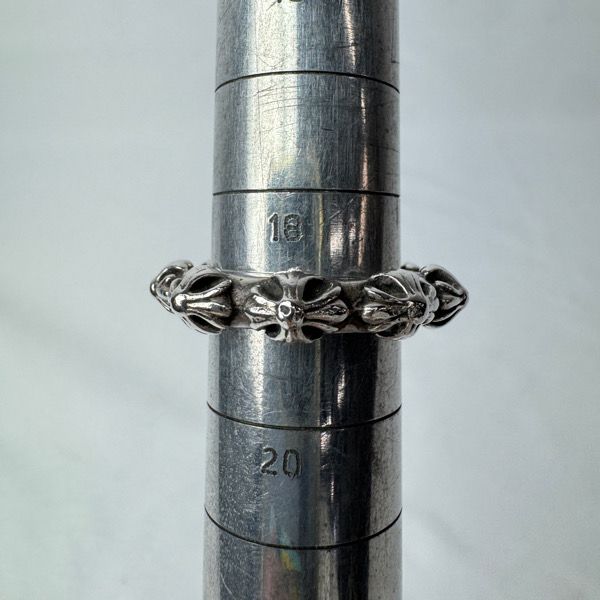 CHROME HEARTS/クロムハーツ CROSS BAND クロスバンド リング/19号