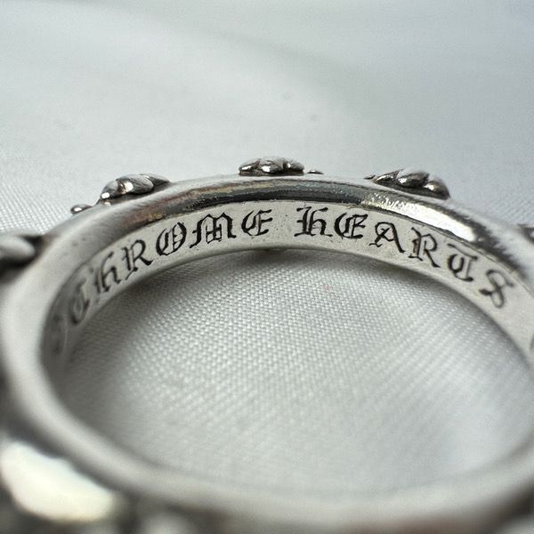 CHROME HEARTS/クロムハーツ CROSS BAND クロスバンド リング/19号