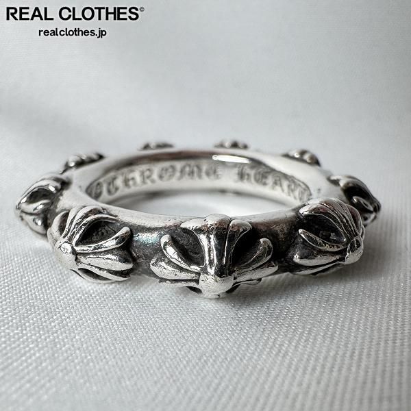 CHROME HEARTS/クロムハーツ CROSS BAND クロスバンド リング/19号