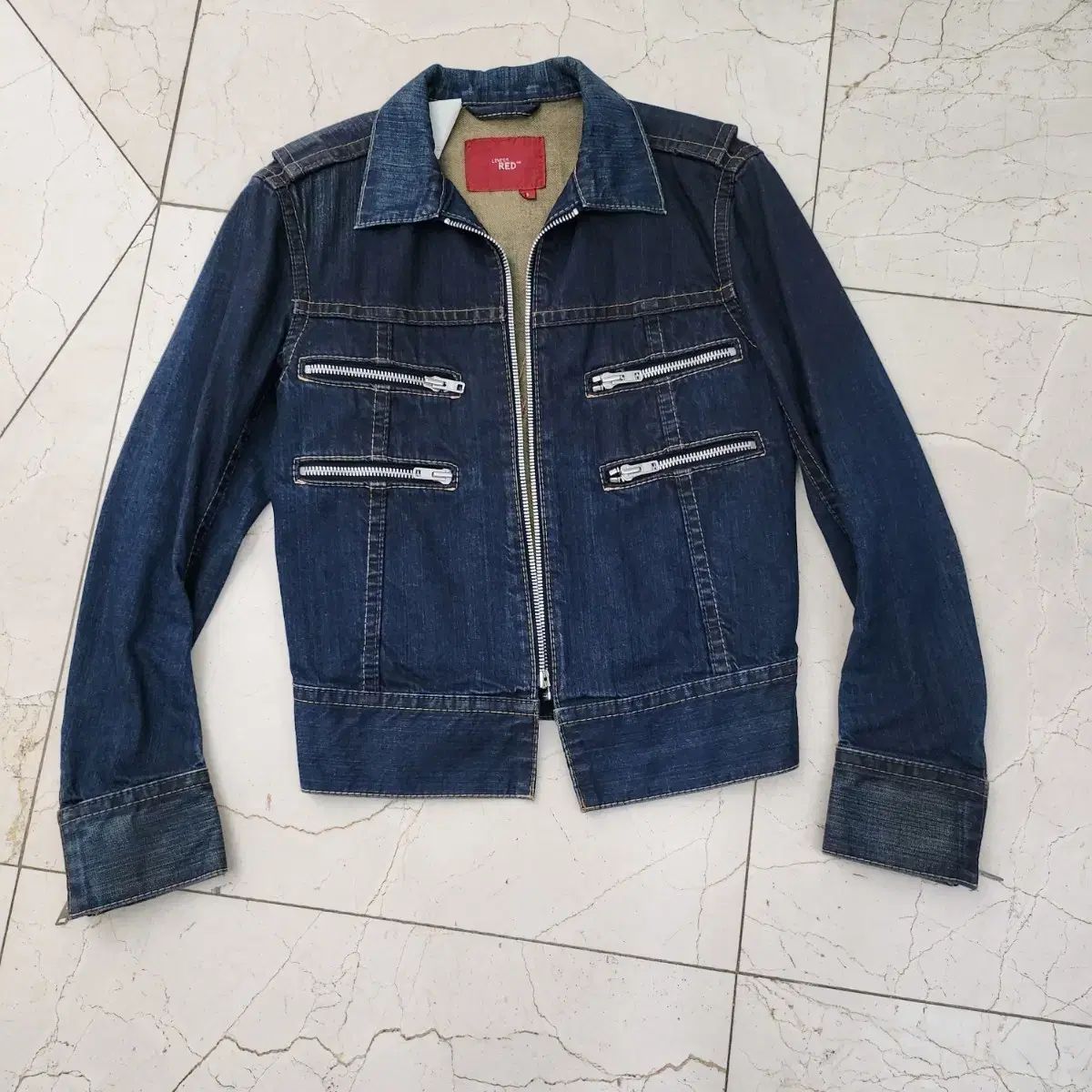 リーバイス レッド デニム ジャケット S RED Levi\u0027s リーバイス 