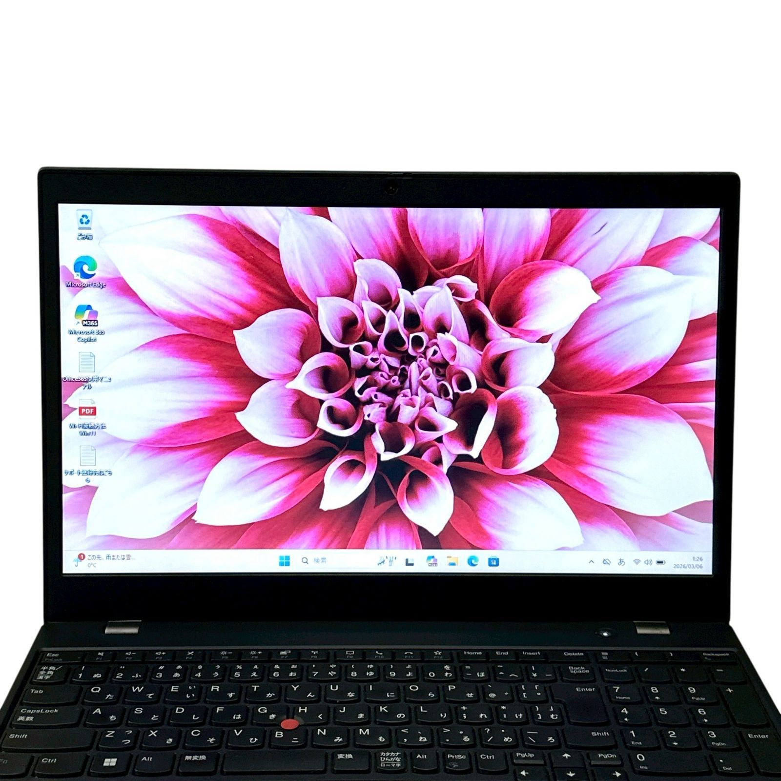 極美品/ThinkPad】Lenovo L15 Gen2 i5-1135G7 16GB SSD256GB 15.6型