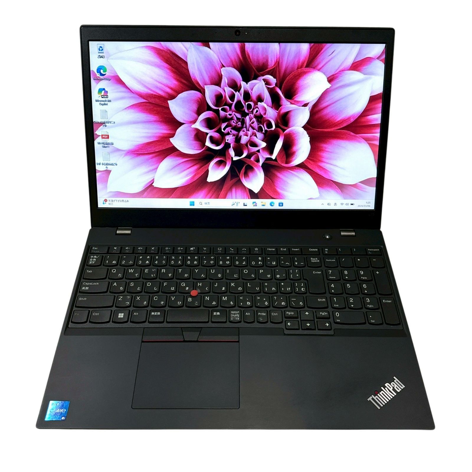 極美品/ThinkPad】Lenovo L15 Gen2 i5-1135G7 16GB SSD256GB 15.6型