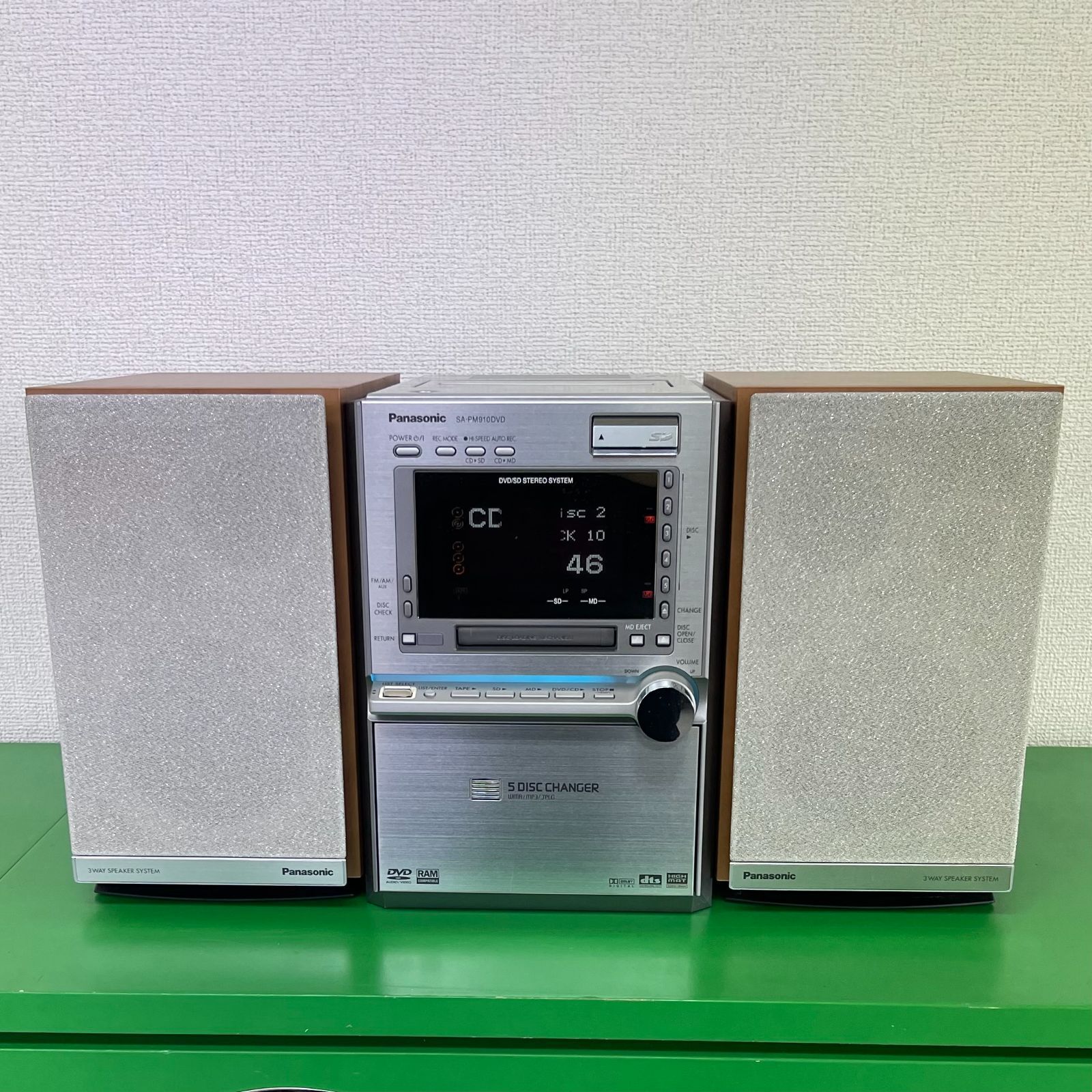 PANASONIC SA-PM910DVDミニコンポ - メルカリ