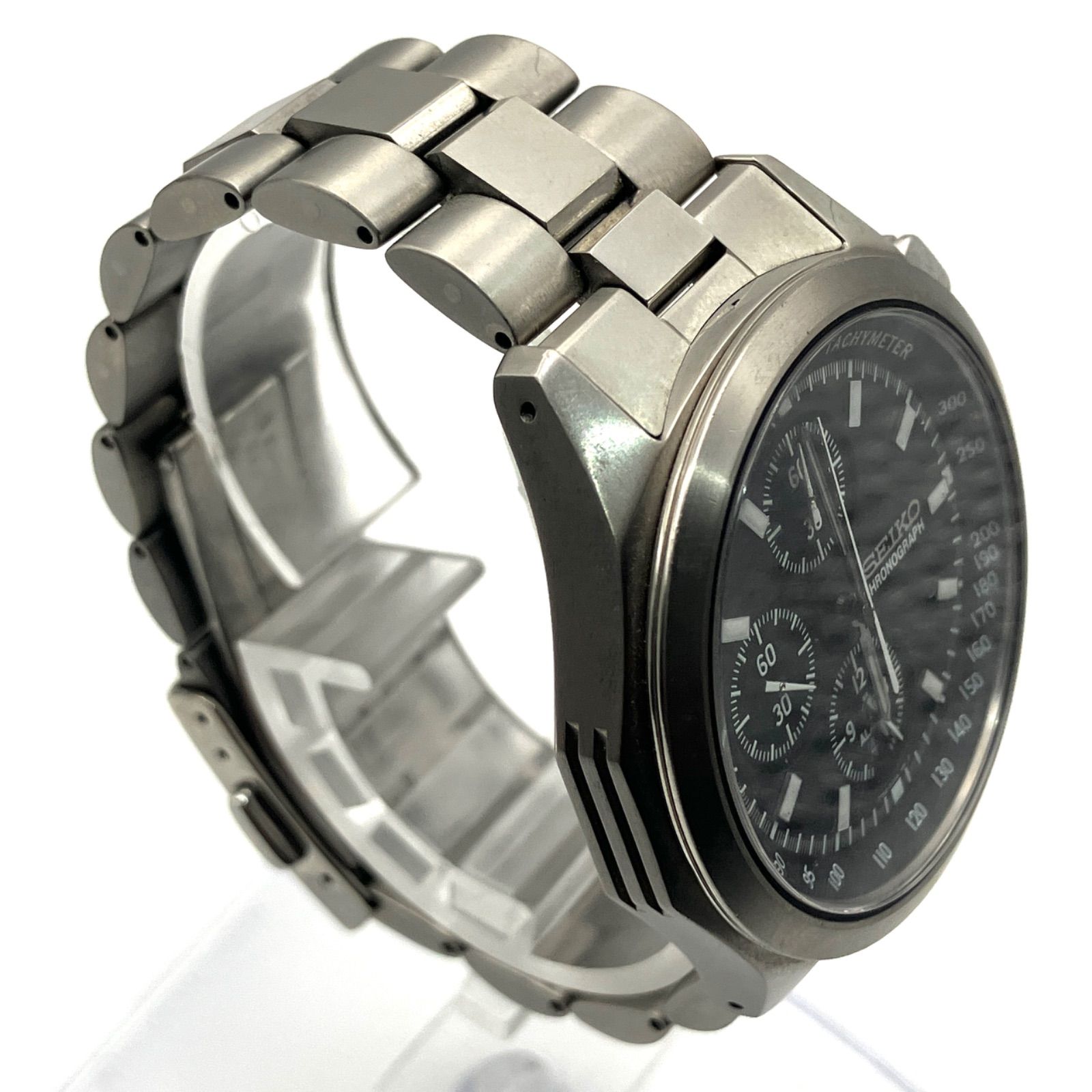 不動】SEIKO セイコー 7T62-0GS0 イグニッション クロノグラフ 腕時計 
