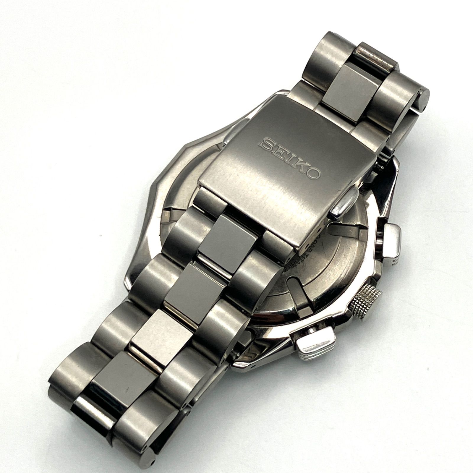 不動】SEIKO セイコー 7T62-0GS0 イグニッション クロノグラフ 腕時計 
