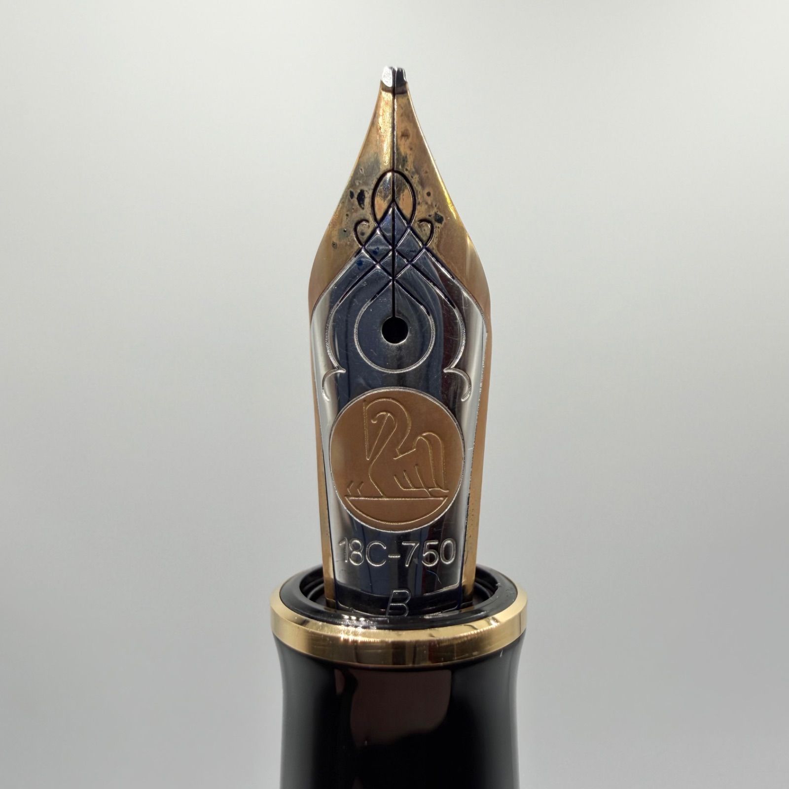 極美品】ペリカン スーベレーン M800 万年筆 青縞 B 18金 - メルカリ