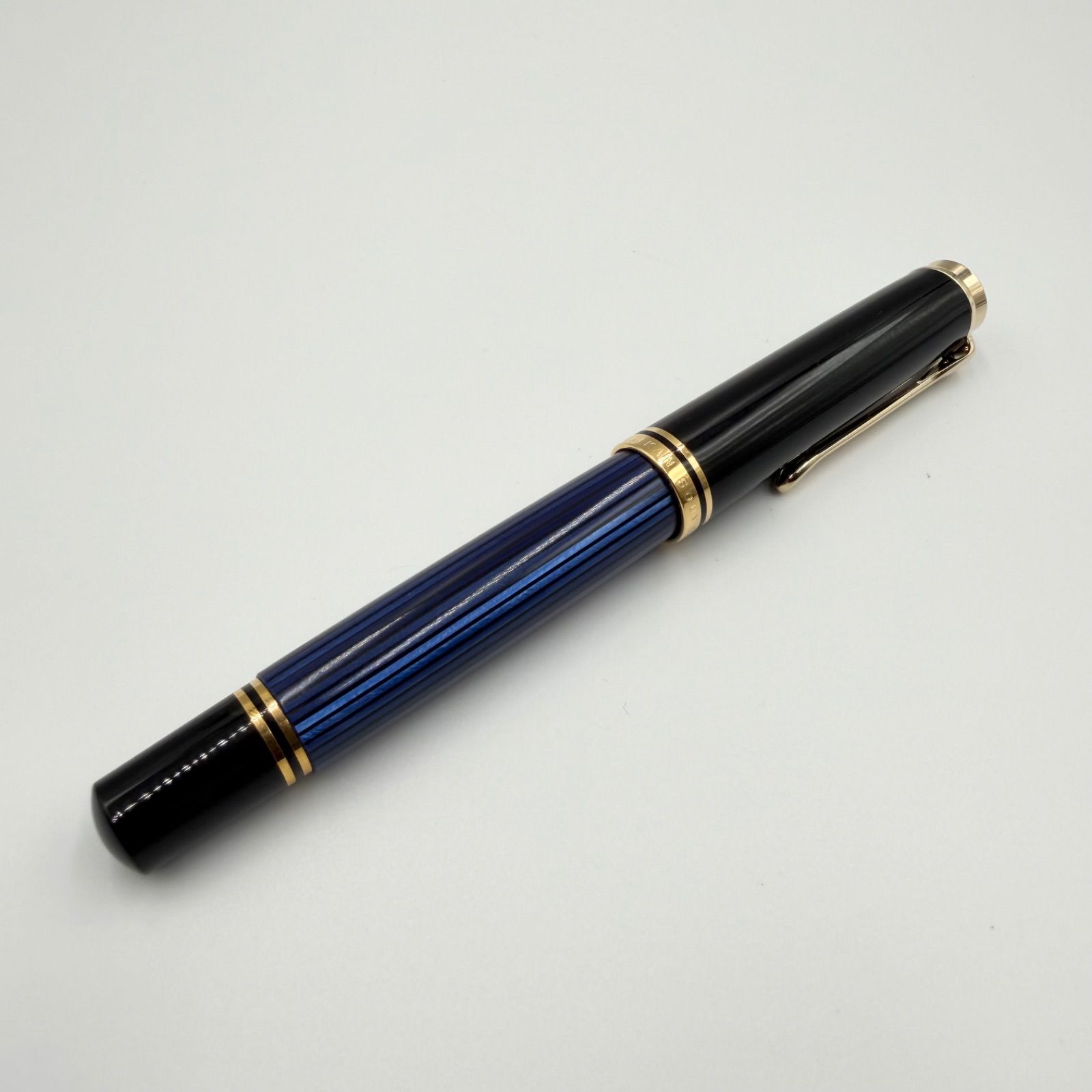 極美品】ペリカン スーベレーン M800 万年筆 青縞 B 18金 - メルカリ