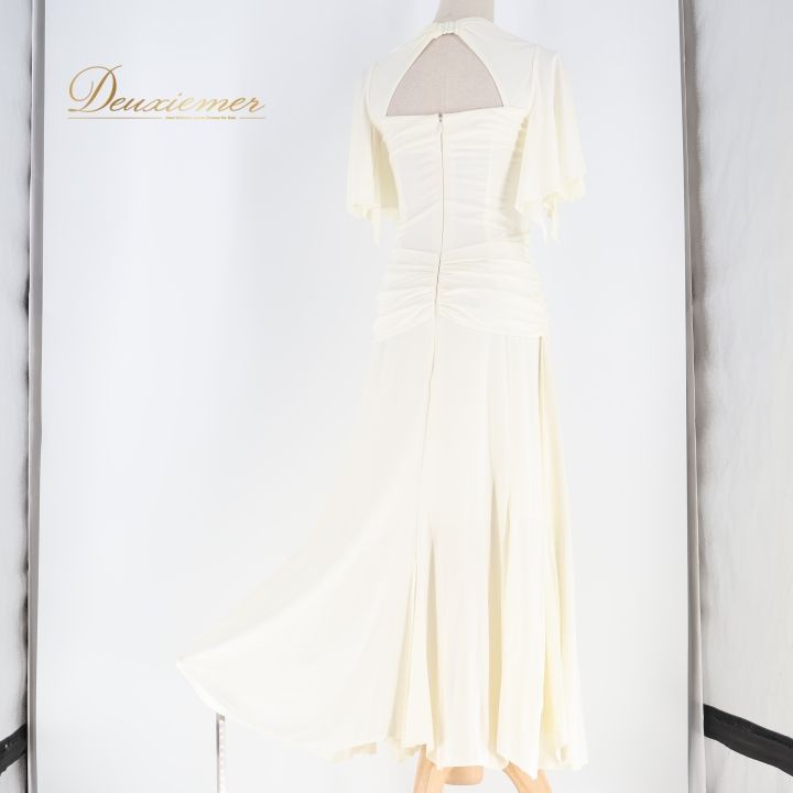 社交ダンス 衣装 ワンピース ドレス ホワイト系 インザムード in the