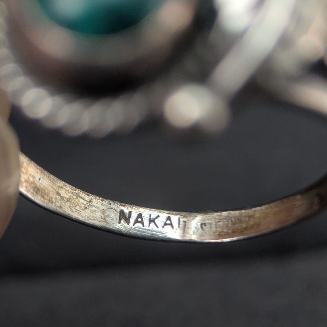 シルバーリング 15号 ナバホ Navajo ターコイズ インディアン