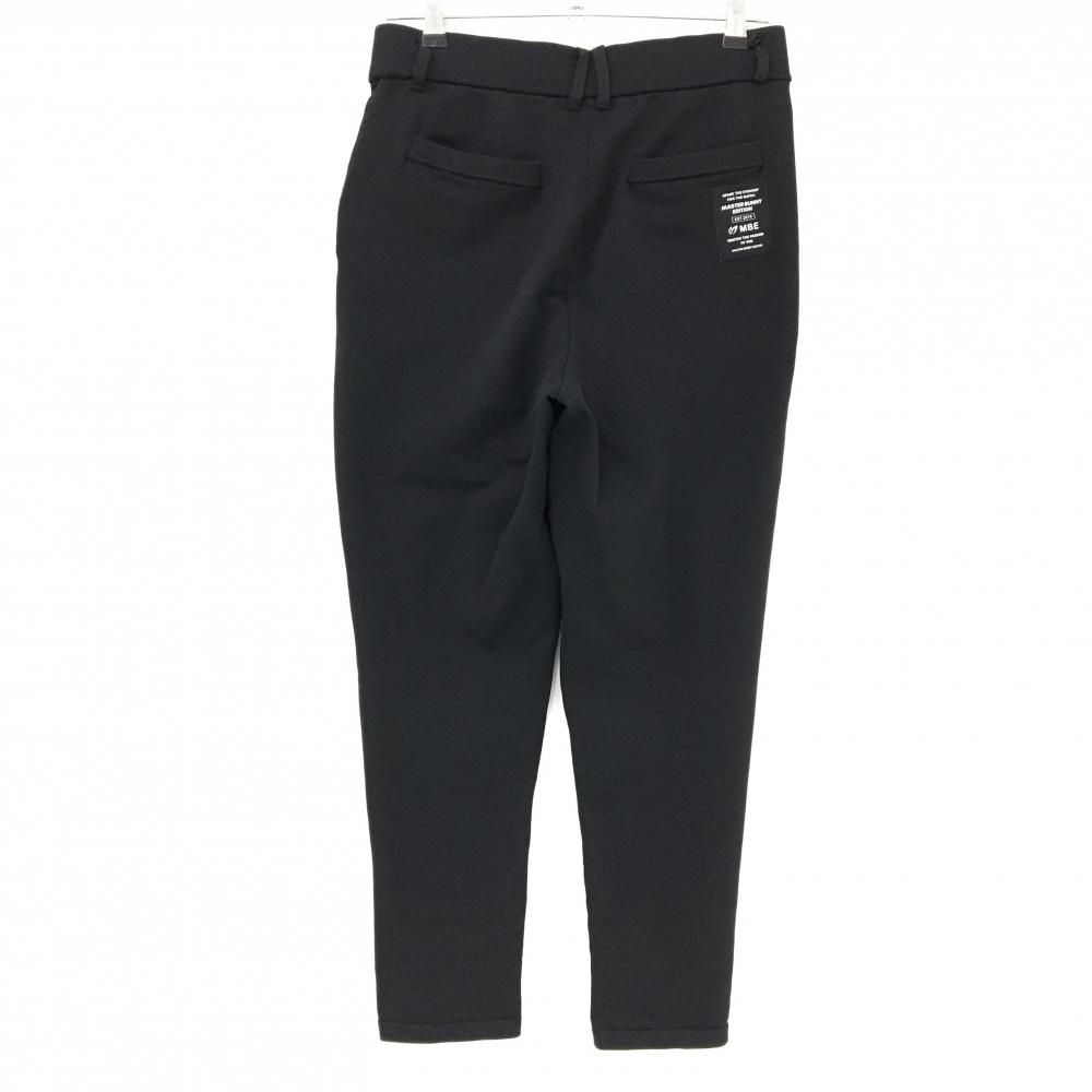 超美品】マスターバニー パンツ 黒 ロゴワッペン ウエストゴム メンズ