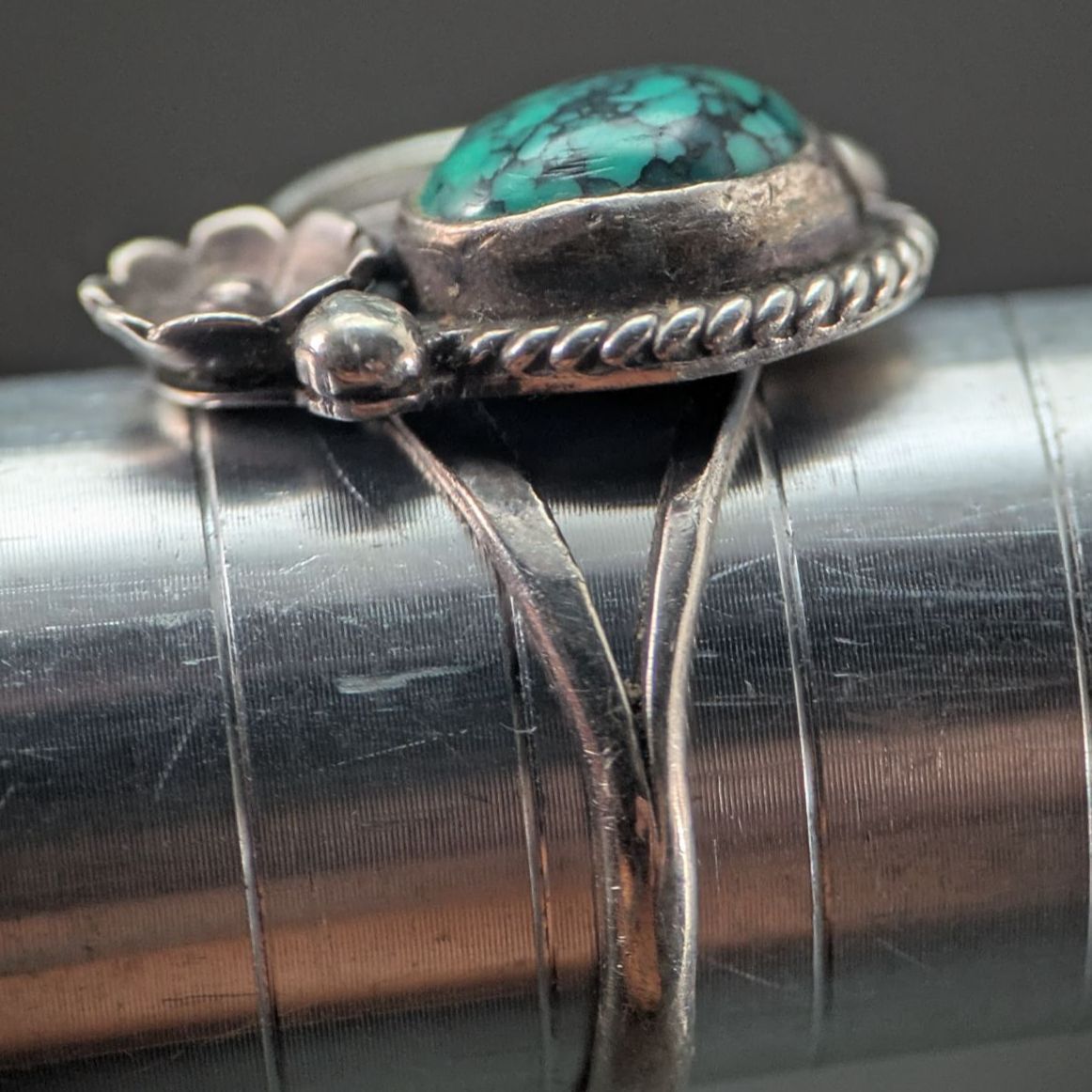 シルバーリング 15号 ナバホ Navajo ターコイズ インディアン