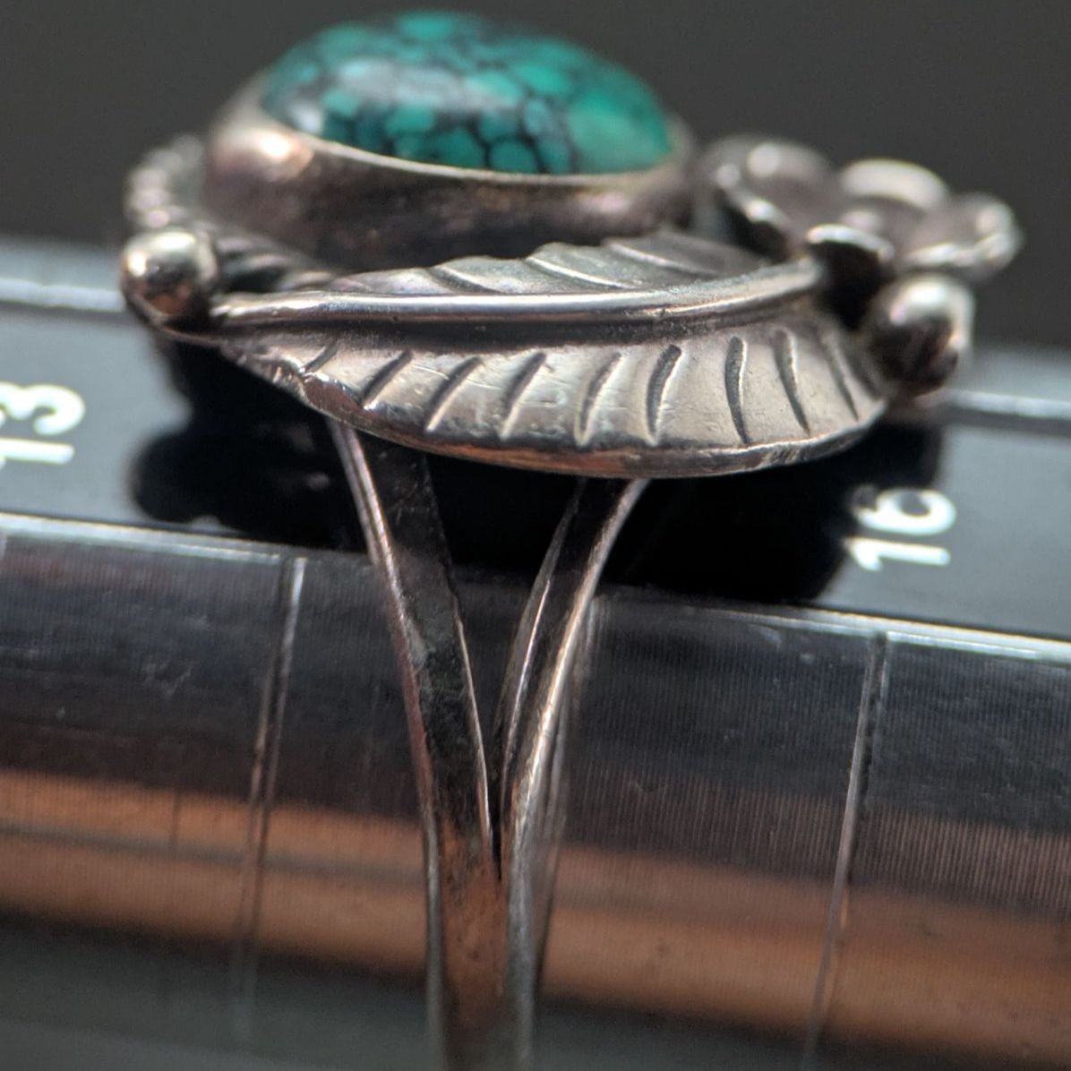 シルバーリング 15号 ナバホ Navajo ターコイズ インディアン