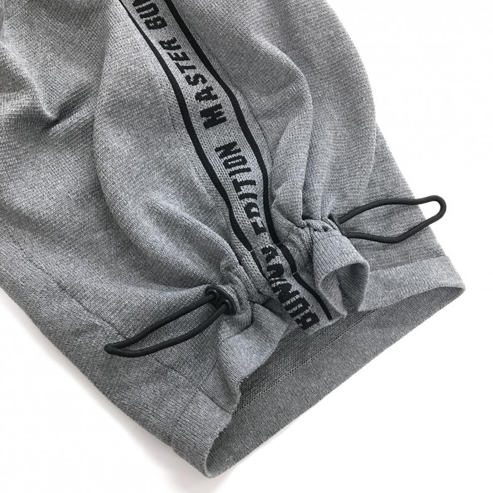 超美品】マスターバニー ニットパンツ グレー×黒 サイドロゴライン