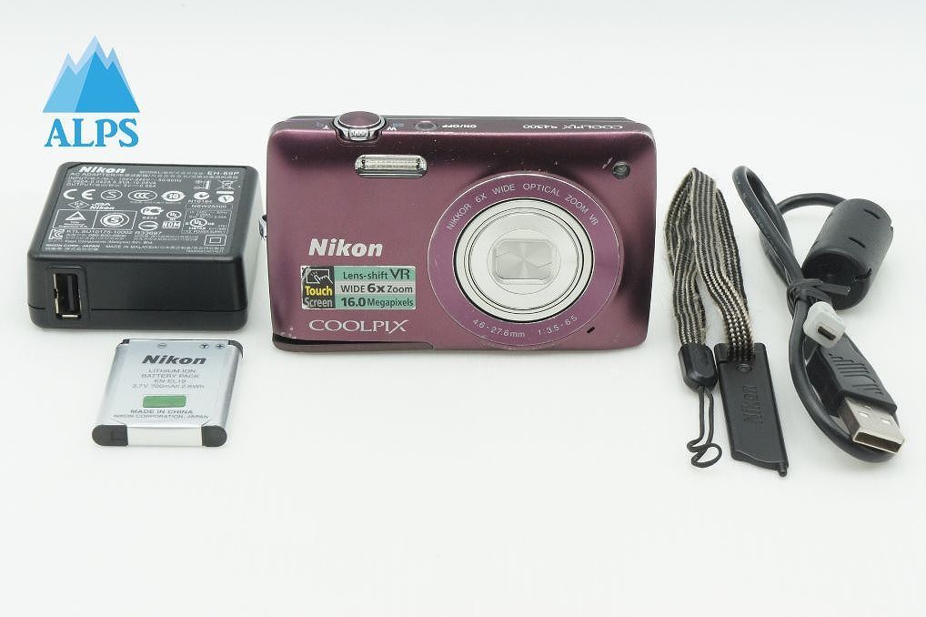 Nikon ニコン COOLPIX S4300 コンパクトデジタルカメラ パープル