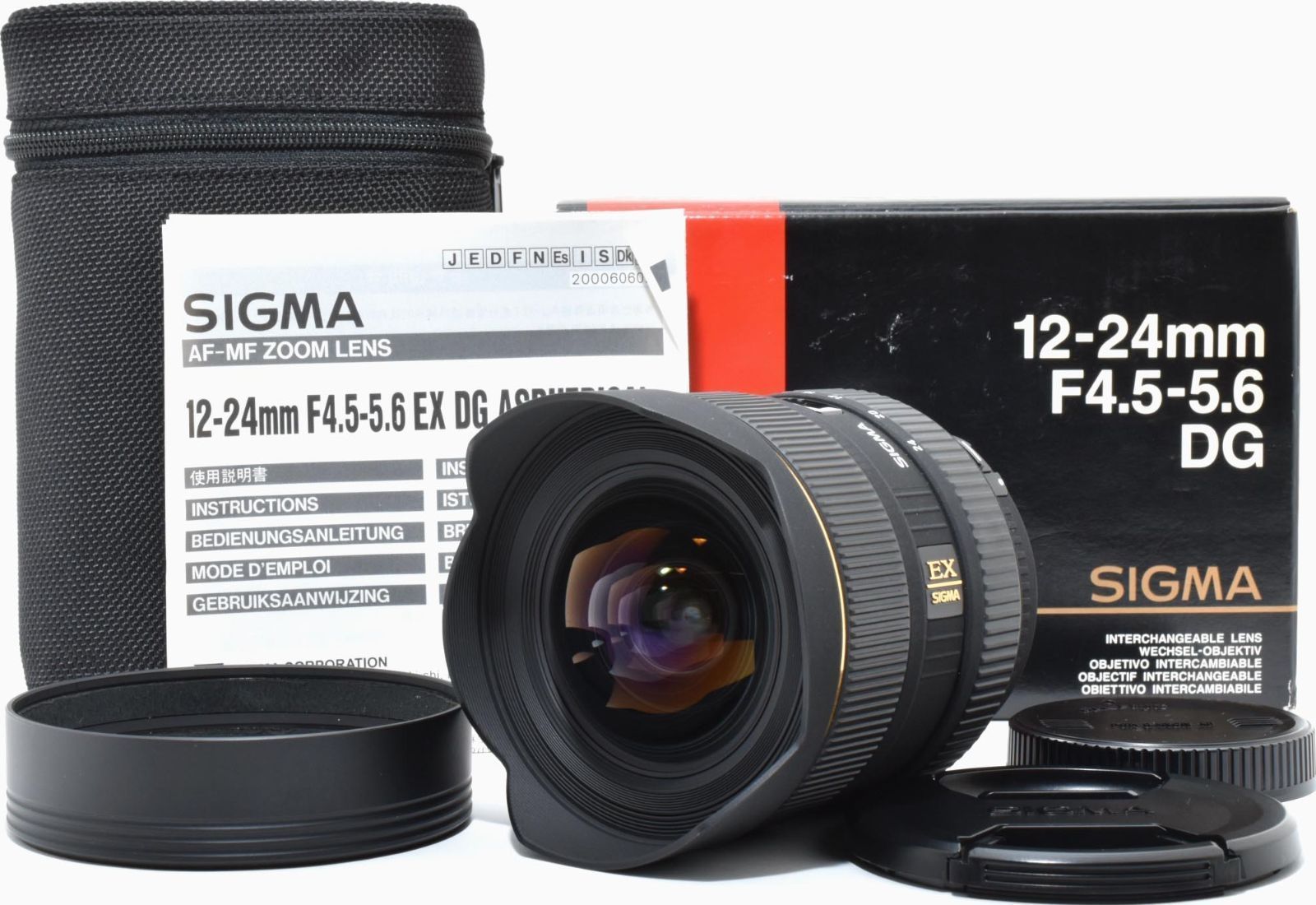 B24[7395]11☆極美品☆ シグマ SIGMA EX 12-24mm F4.5-5.6 DG HSM
