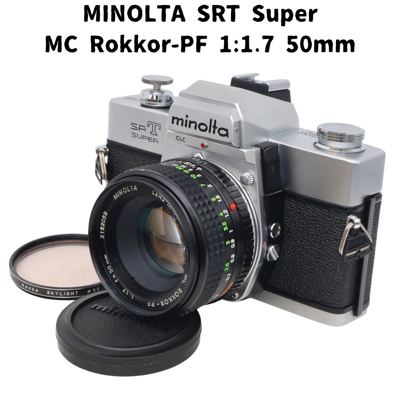 MINOLTA SRT Super + MC Rokkor-PF 1:1.7 50mm 整備済 - メルカリ