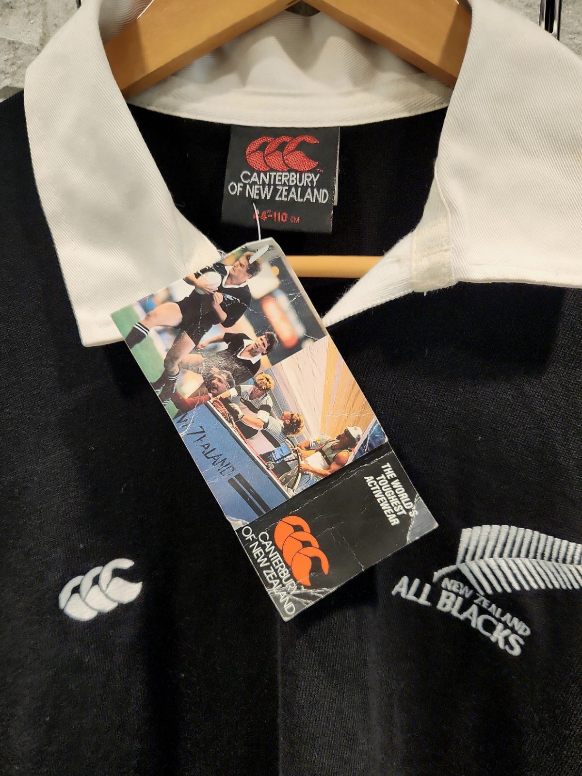 CANTERBURY カンタベリー ALL BLACKS オールブラックス ラガーシャツ