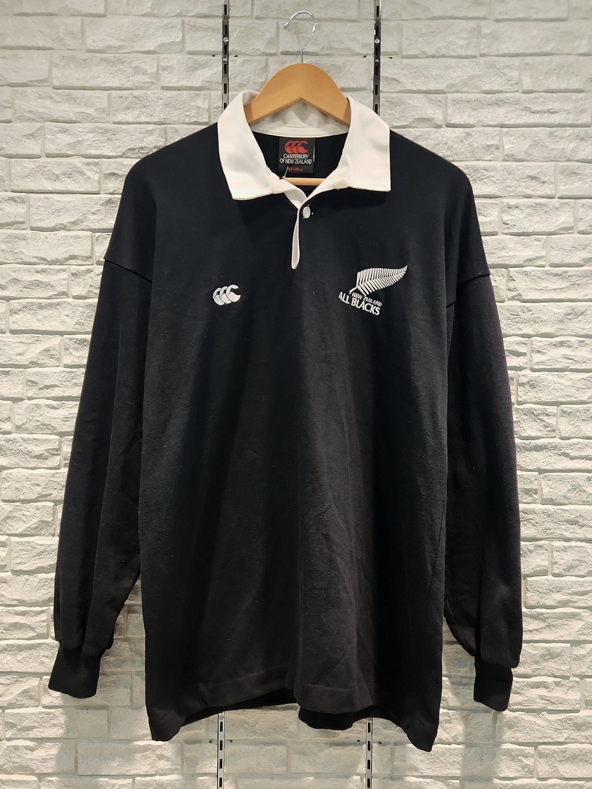 CANTERBURY カンタベリー ALL BLACKS オールブラックス ラガーシャツ
