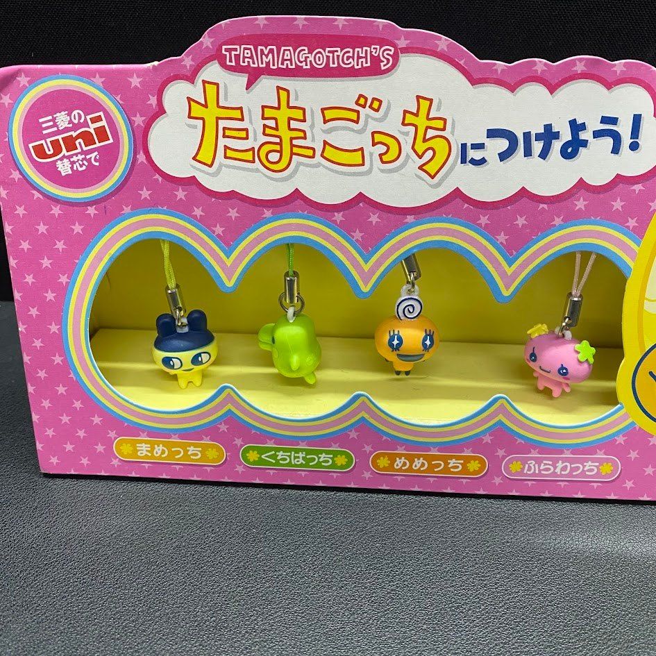 三菱鉛筆 たまごっち ディスプレイPOP ミニフィギュアストラップ 全8種