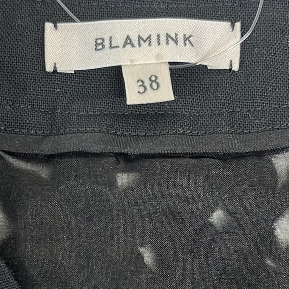 BLAMINK(ブラミンク) ベスト サイズ38 M レディース美品 - 黒 フラワー