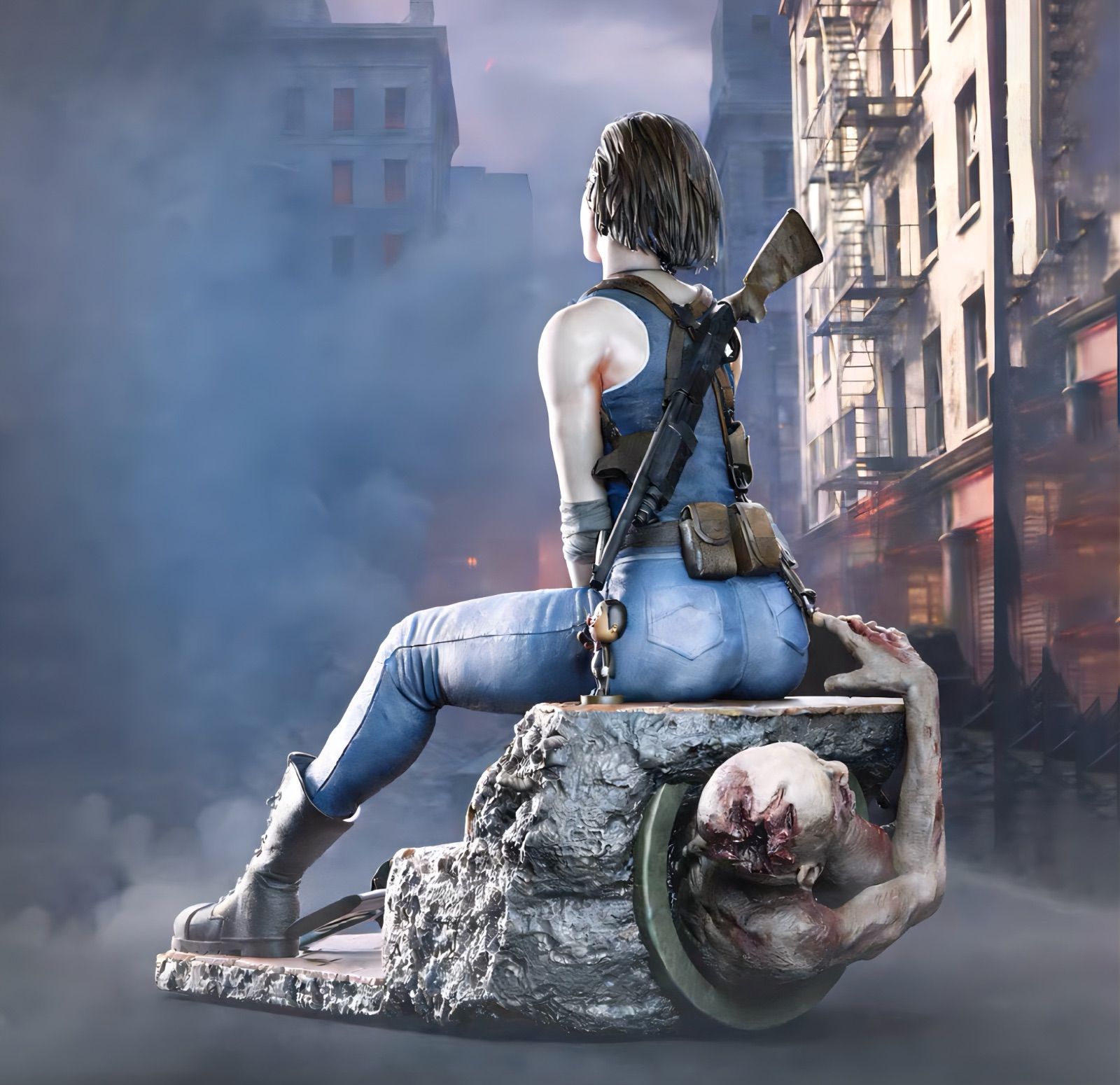 1/8 ガレージキット フィギュア 未塗装 biohazard ジル・バレンタイン