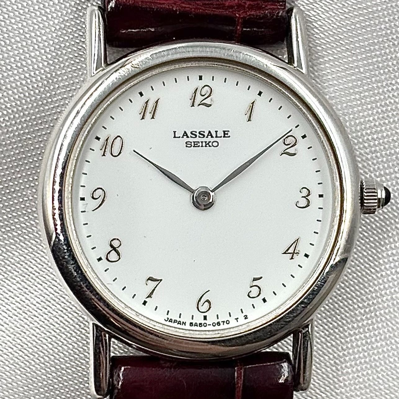 綺麗な稼働品☺︎SEIKO LASSALE/セイコーラサールクォーツメンズウォッチ 稼働品 Working item セイコー ラサール SEIKO LASSALE 腕時計 メンズ