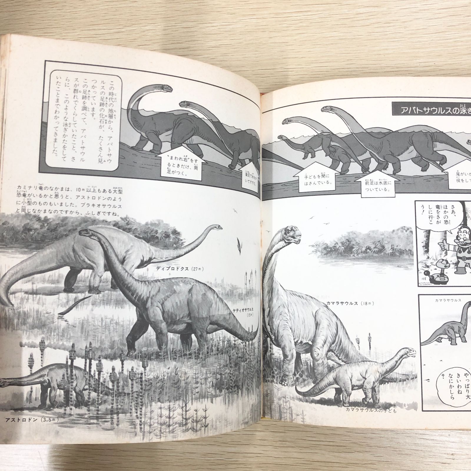 昭和レトロ児童書】恐竜のひみつ なぜなぜ理科学習まんが 集英社 1980
