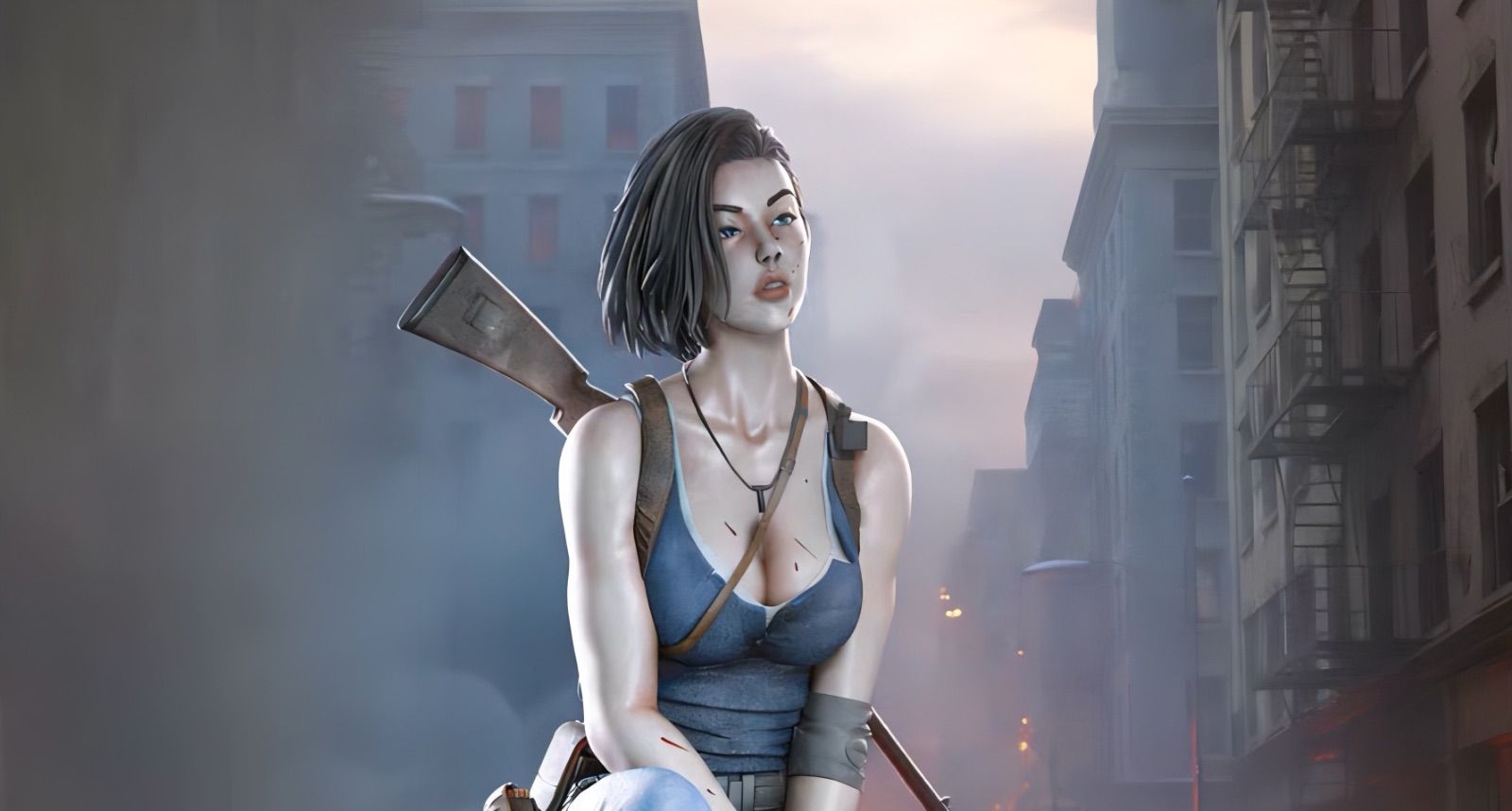 1/6 ガレージキット フィギュア 未塗装 biohazard ジル・バレンタイン