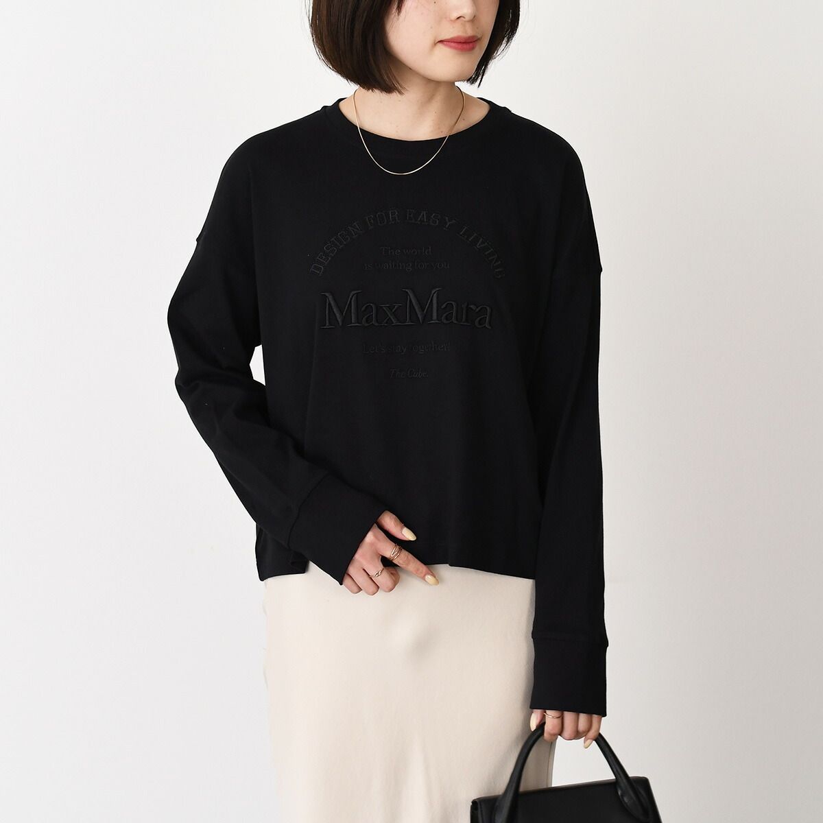 S Max Mara エス マックスマーラ Tシャツ RUGIADA コットン ジャージー