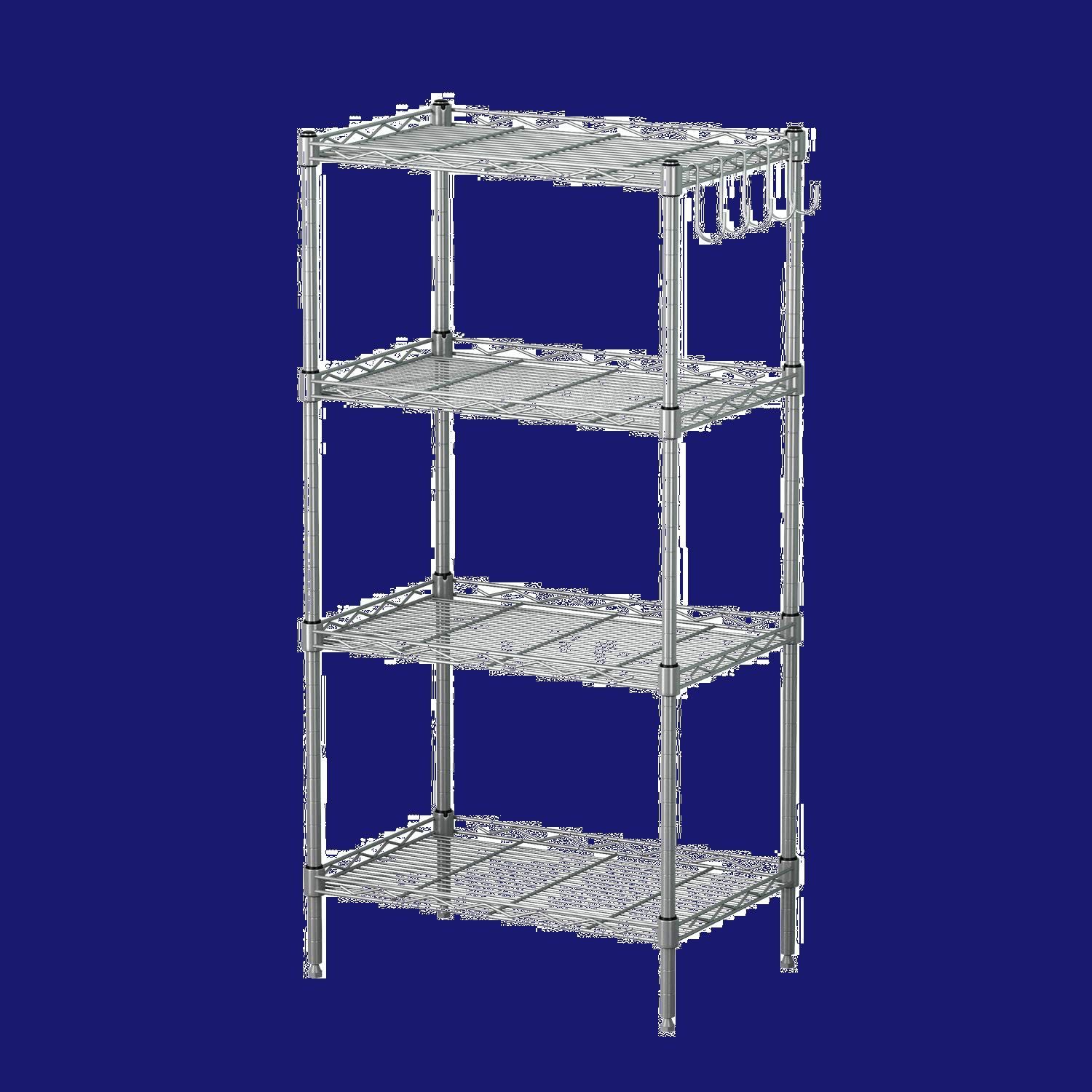 幅45×奥行30×高さ90cm スチールラック 4段 棚 耐荷重60kg 収納 防サビ