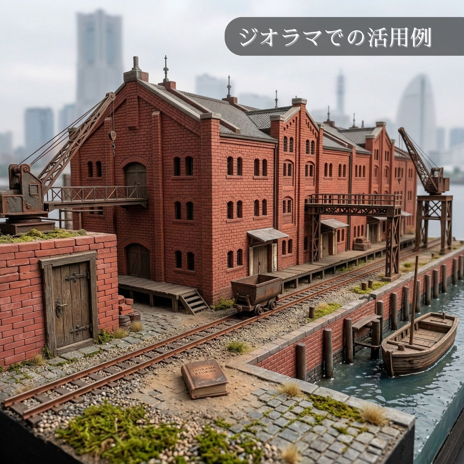 We Build Together】1/10 ミニチュア 赤レンガ 2200個 プロユース 超